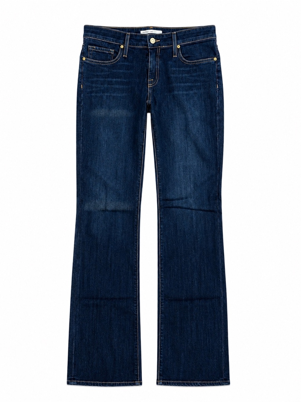 Joie Baby Boot Cut Low-Rise Medium Wash Denim Women's Distressed Jeans Size 28